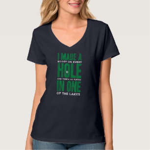 I Made a Bogey Hole in One Funny Golf T-Shirt