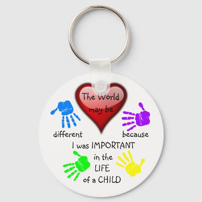 I Made A Difference ~ Keychain.1 Key Ring (Front)
