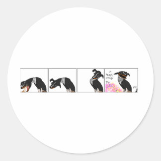 "I made food" Classic Round Sticker