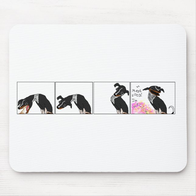 "I made food" Mouse Mat (Front)