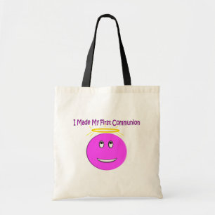I Made My First Communion Big Pink Tote Bag