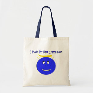 I Made My First Communion Blue Tote Bag
