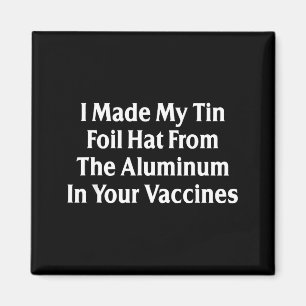 I Made My Tin Foil Hat From The Aluminum In Your V Magnet