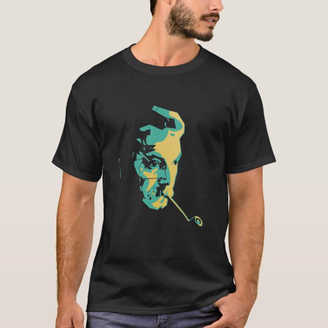 I Made Myself Very Small Georges Brassens  Dj Elec T-Shirt (Front)