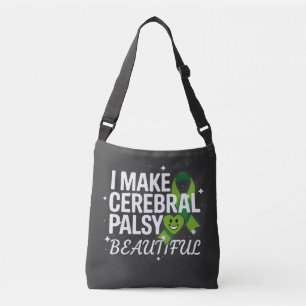 I Make Cerebral Palsy Beautiful   CP Awareness Crossbody Bag