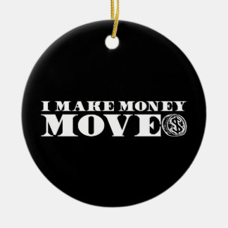 I Make Money Moves Song Lyrics Hip Hop Music Quote Ceramic Tree Decoration