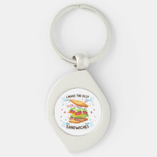 I Make The Best Sandwiches Dress for Food Lovers - Key Ring