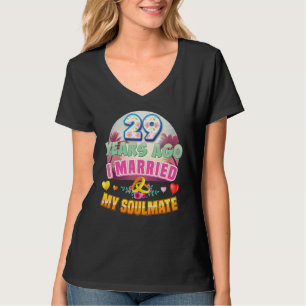 I Married My Soulmate 29 Years Ago 29th Wedding An T-Shirt