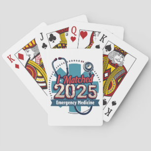 I Matched 2025 Emergency Medicine Playing Cards
