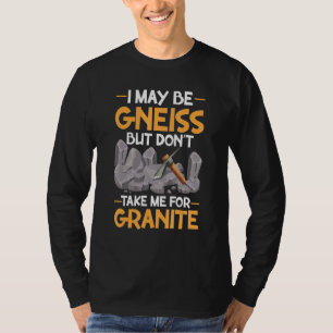 I May Be Gneiss Don't Take For Granite Geology Geo T-Shirt