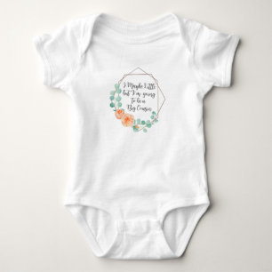 I May be Little but I'm going to be a Big Cousin Baby Bodysuit