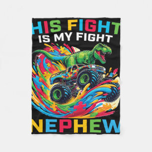 I May Be Non Verbyl Autism Awareness Autistic Boys Fleece Blanket