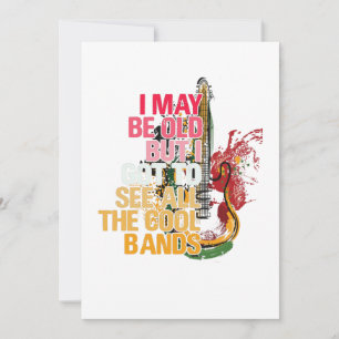 I May Be Old But I Got I Got To See All The Cool Thank You Card