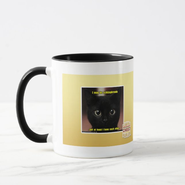 I may be schizophrenic mug (Left)