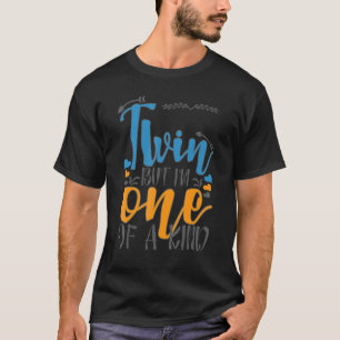 I May Be Twin But I'm One Of Kind Funny Men Twin L T-Shirt
