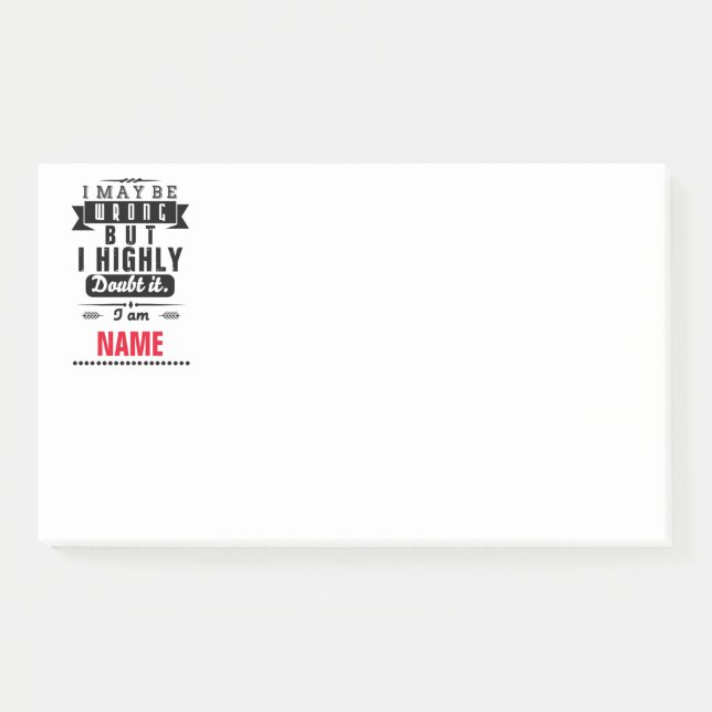 I may be wrong but I highly doubt it Name Post-it Notes (Front)