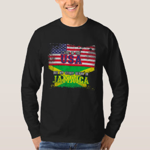 I May Live In The Usa But My Story Began In Jamaic T-Shirt
