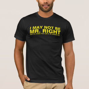 I MAY NOT BE MR. RIGHT T-Shirt