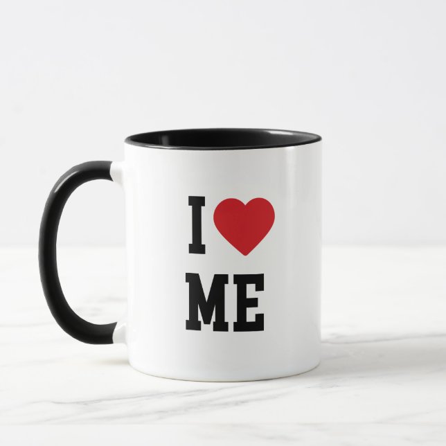 I ❤️ME — Cute Self Love  Mug (Left)