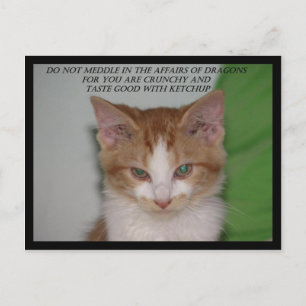 I Mean Business Postcard