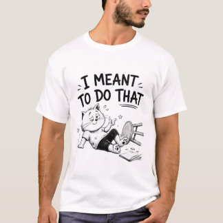 I Meant to Do That Funny T-Shirt