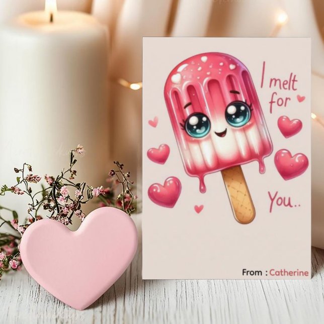 I Melt For You Funny Valentine Card (Creator Uploaded)