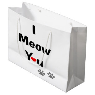 I Meow You Large Gift Bag