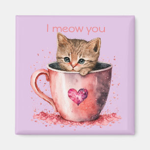 I meow you magnet