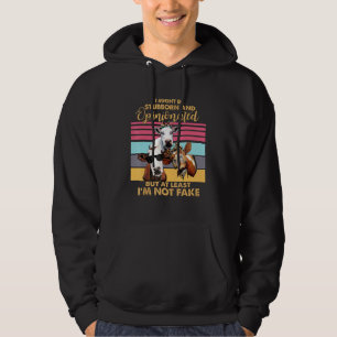 I Might Be Stubborn And Opinionated Cow Hoodie