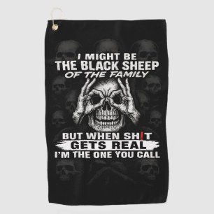 I Might Be The Black Sheep Of The Family Golf Towel