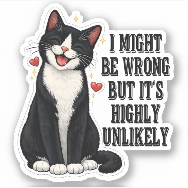 I Might Be Wrong But It's Highly Unlikely Funny (Front)