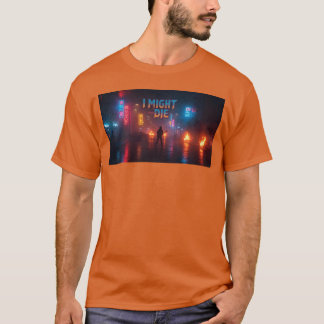 I Might Die Neon Rock Collection by Back to the fa T-Shirt
