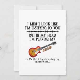 I Might Look Like Im Listening to You But in My Thank You Card