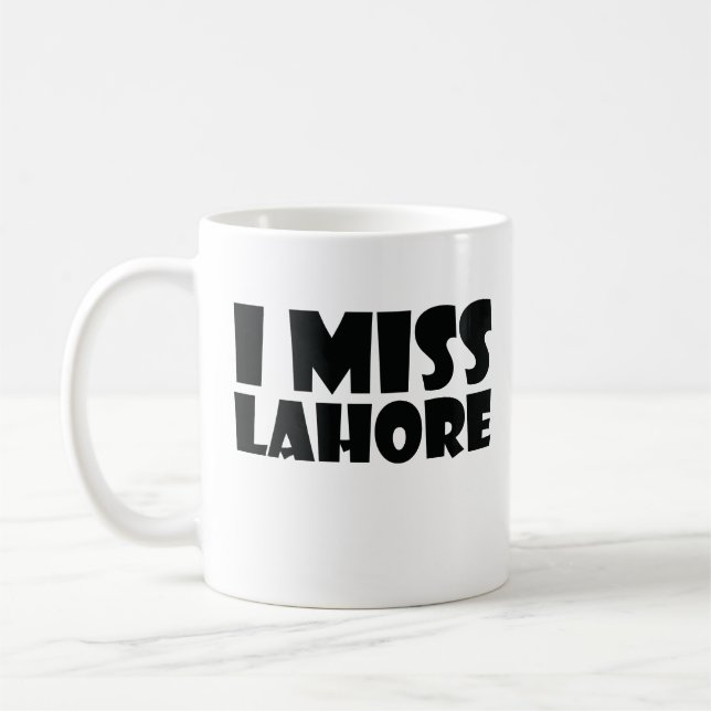 I Miss Lahore Coffee Mug (Left)