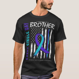 I Miss My Brother Suicide Awareness Prevention Ame T-Shirt