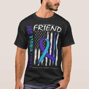 I Miss My Friend Suicide Awareness Prevention Amer T-Shirt