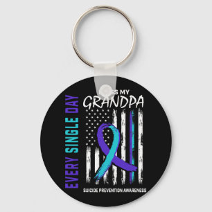 I Miss My Grandpa Suicide Awareness Prevention Ame Key Ring