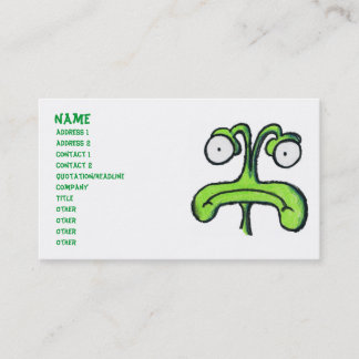 I MISS MY PLANET  ALIEN profile card