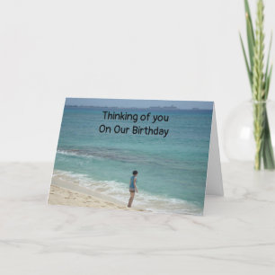 I MISS MY TWIN ON OUR BIRTHDAY CARD