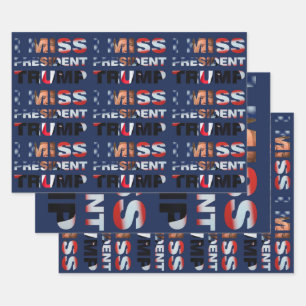 I Miss President Trump Wrapping Paper Sheet