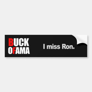I MISS RON 2 T-shirt Bumper Sticker