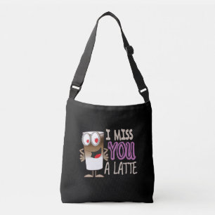 I Miss You a Latte Crossbody Bag