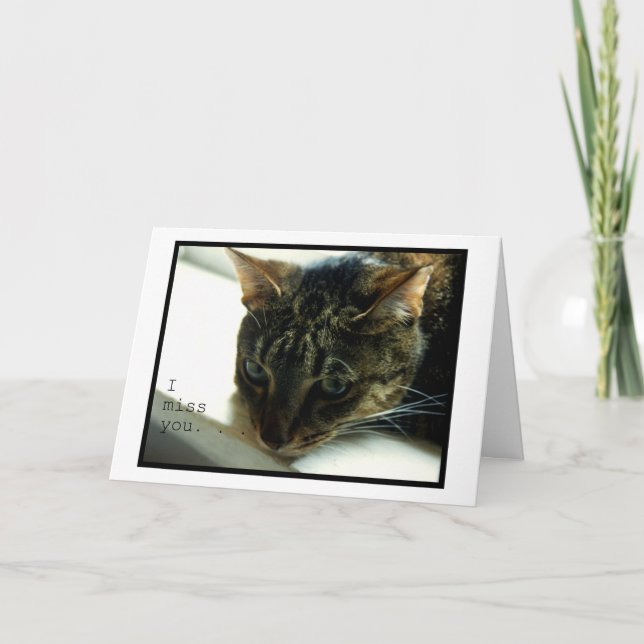 I Miss You Card (Front)