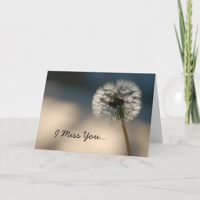 I Miss You Card (Front)