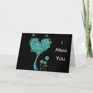 "I MISS YOU" "DO YOU MISS ME" CARD