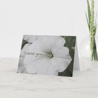 I Miss You Greeting Card