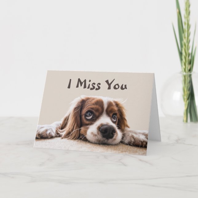 I Miss You I Can't Sleep Without You Card (Front)