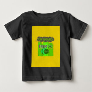 I Miss You, I’m Board: Funny Text Quote Art Baby T-Shirt