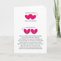 I MISS YOU - I WANT YOU BACK - I'M SORRY