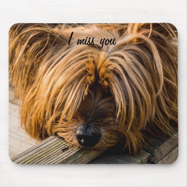 I miss you mouse mat (Front)